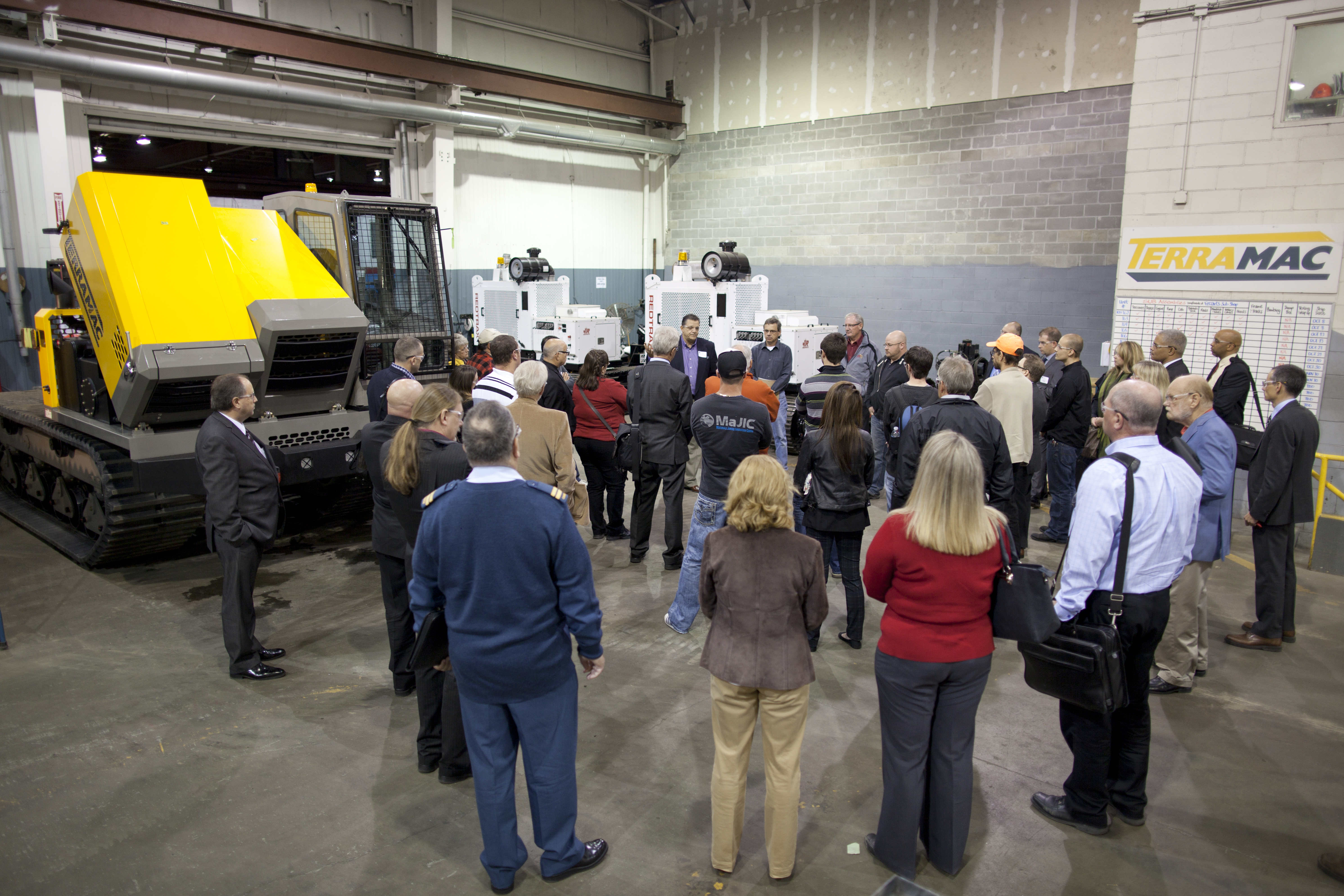 Industry Day guests touring Motion Canada