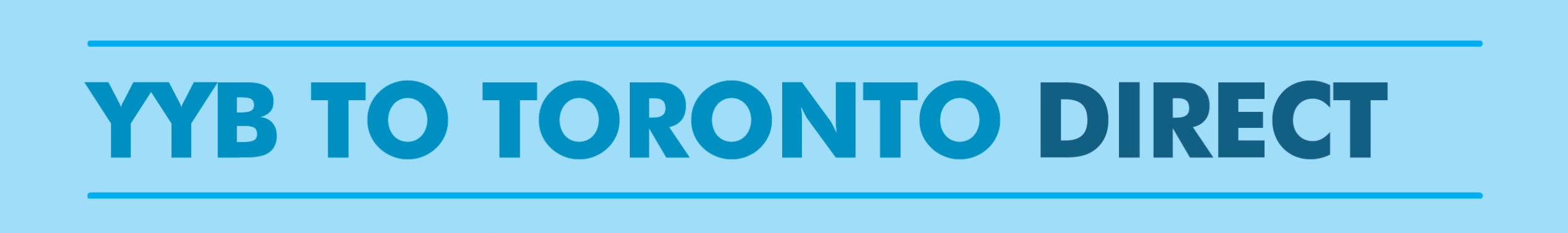 Direct Flights from North Bay to Toronto.